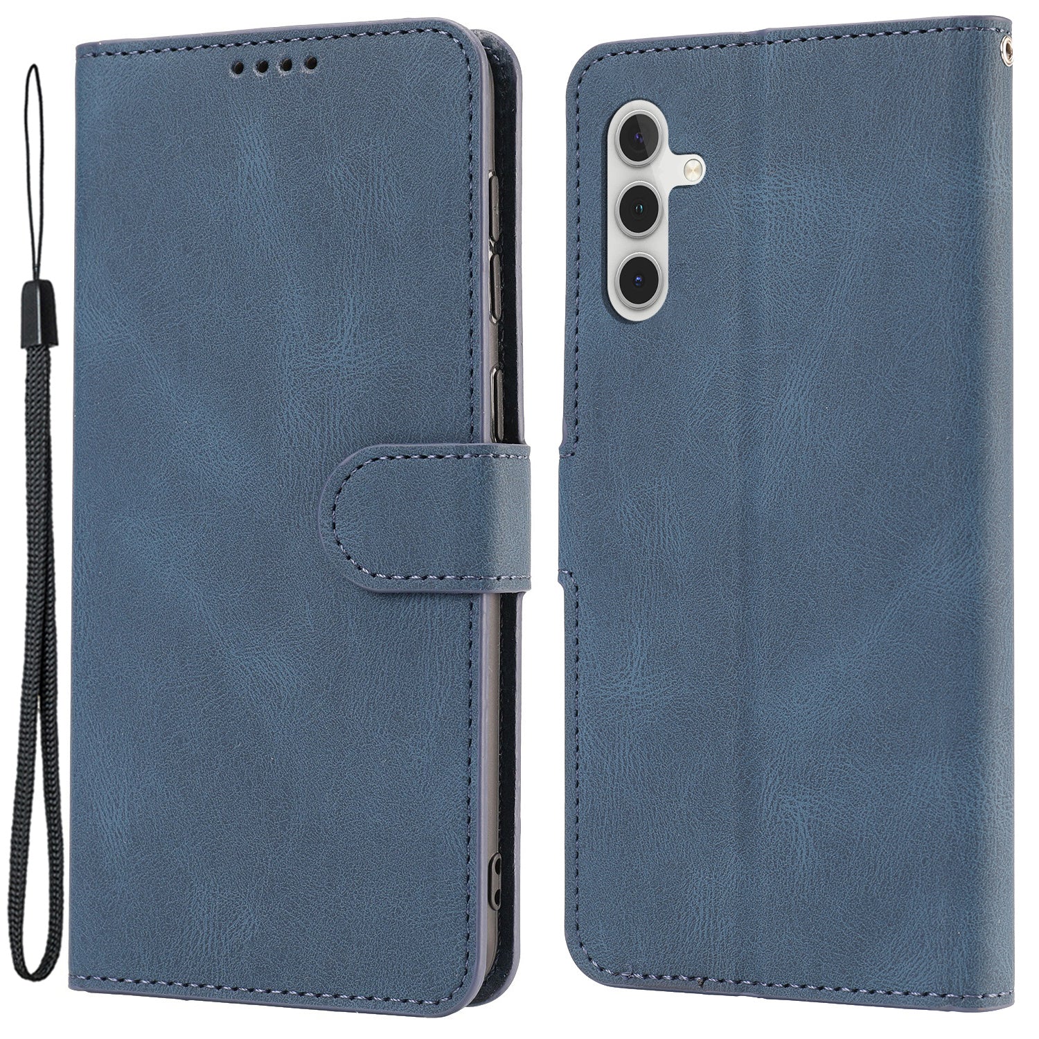 For Samsung Galaxy A34 5G Dustproof Leather Phone Case Magnetic Stand Wallet Phone Cover with Strap For Samsung Galaxy A34 5G Dustproof Leather Phone Case Magnetic Stand Wallet Phone Cover with Strap